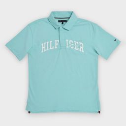 Tommy Hilfiger Boys Brand Logo Printed Polo Collar Relaxed Fit Cotton T-shirt-picture-14