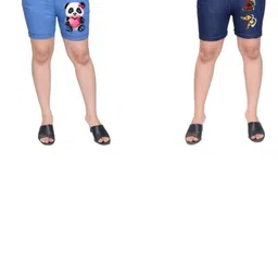 STYLOKAT Girls Blue Shorts-picture-5