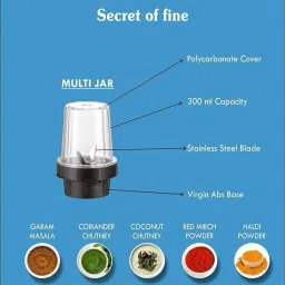 wonder star NUTRI JUICER JAR 300ML-600ML WITH SIPPER Mixer Juicer Jar image 3