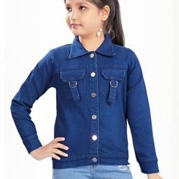 CLOTHIFY Girls Lightweight Denim Jacket-image-84