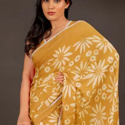 KALINI Floral Poly Chiffon Saree-picture-47