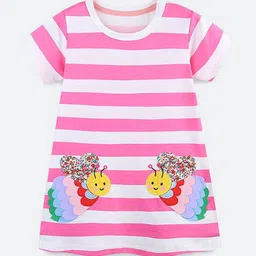 Oh Rare Striped A-Line Dress-image-53