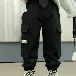 TIOR Boys Relaxed Easy Wash Cargos Trousers-picture-29
