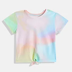 THE CHILDREN'S PLACE Girls Dyed Tie-Up T-shirt-picture-23