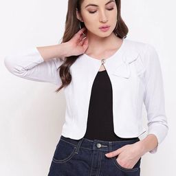Moda Rapido Crop Open Front Shrug-10