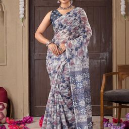 VS MALL Printed Art Silk Sarees-picture-58