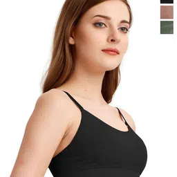 Moda Rapido Pack Of 3 Full Coverage All Day Comfort Lightly Padded Cotton T-shirt Bras-picture-19