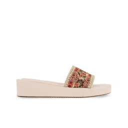 Anouk Striped Block Sandals with Bows image 5