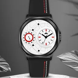 VIRAKTI Women Brass Printed Dial & Leather Straps Analogue Watch MEN-15-WHITE-14