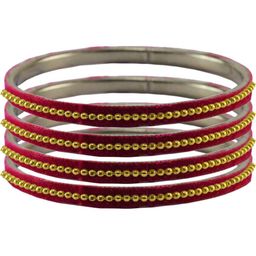Vidhya Kangan Women Pink Bangle-image-26