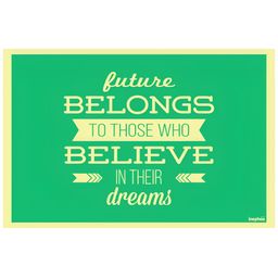 Inephos Green & Yellow Paper Creative Artwork Poster-image-73