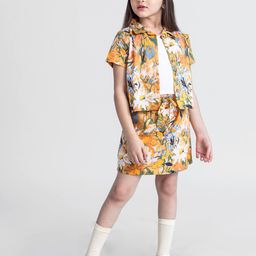 taffykids Girls Printed Shirt with Skirt-picture-37