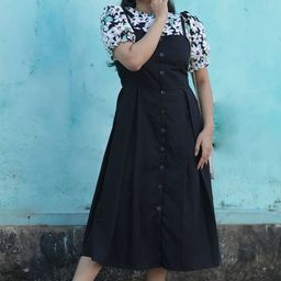 RebikaTrendz Fit & Flare Short Dress-image-0