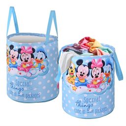 Kuber Industries Blue 2 Pieces Printed Foldable Laundry Bag 45 l-image-10