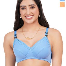 Liigne Pack Of 2 Full Coverage Cotton Maternity Bra-86