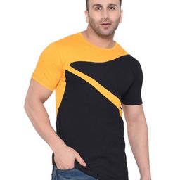 Blisstone Men Colourblocked Slim Fit T-shirt-image-16
