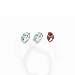 Dynamic Retail Global Men Multi Ring-26