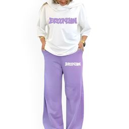 My Swag Typography Printed Round Neck Pure Cotton T-Shirt With Loose Trousers-picture-57