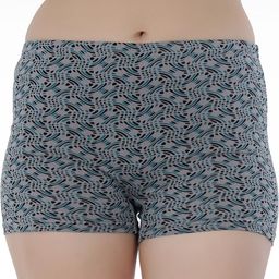Womens Cotton Printed Mid Rise Boy Short Panty - SN3852-image-54