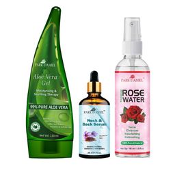 Park Daniel Set Of 3 Aloe Vera Gel Rose Water & Neck & Back Serum-18