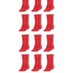 MUKHAKSH Red Cotton Socks-picture-36