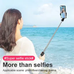 POZUB Mobiles Video Stand In Gimbal Stabilizer,Bluetooth Selfie Stick Tripod Holder Tripod, Monopod, Monopod Kit, Tripod Ball Head, Tripod Bracket, Tripod Clamp, Tripod Kit image 5
