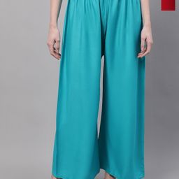 Valles365 by S.C. Women 2 Flared Palazzos-image-31