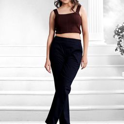 Komarri U Women Loose Fit Mid-Rise Trousers-image-45