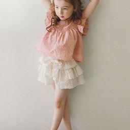 LULU & SKY Girls Printed Loose Fit High-Rise Shorts-image-61