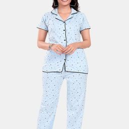 SWEET MOON Women Printed Night suit-image-88