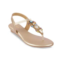 Mochi Embellished Wedge Sandals-36