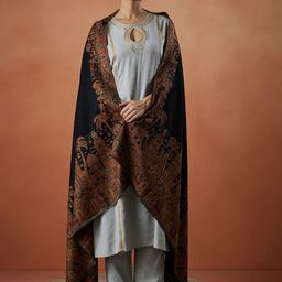 Pashmoda Women Paisley Woven Design Shawl-32