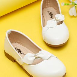 Tiny Bugs Girls Embellished Party Ballerinas with Bows Flats-20