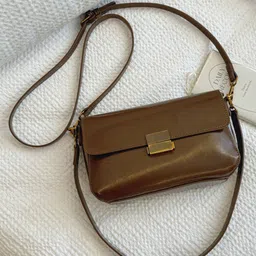 DressBerry Women Half Moon Sling Bag with Tasselled-image-17