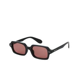 SALTY Women Pink Lens & Black Rectangle Sunglasses with-image-9