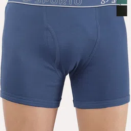 Sporto by Macho Men Pack Of 3 Long Trunks VAN:Sprto_M1030-Dnm(1)-Olv(1)-Prt(1)-S-picture-21