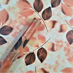 INDIAN ROYALS Brown & Blue Leaf Design Self Adhesive Peel & Stick Window Sticker-image-99