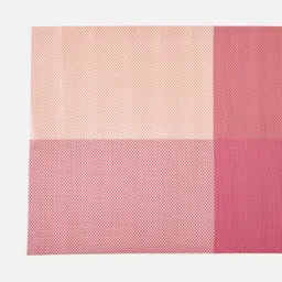 Home Centre Pink & Cream-Colored Checked Rectangular Table Runner image 3