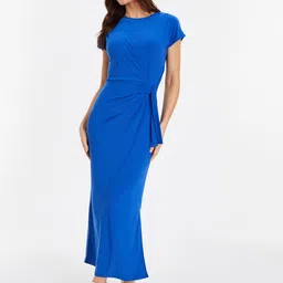 QUIZ Women Wrap Maxi Dress-image-43