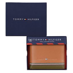 Tommy Hilfiger Men Colourblocked RFID Protected Leather Two Fold Wallet-28