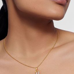 KISNA DIAMOND AND GOLD JEWELLERY Women 14KT Pendant Diamond 0.07 carat-image-37