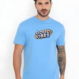KaamBhari Graphic Printed Round Neck Pure Cotton Regular Fit T-shirt-picture-42