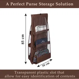 Kuber Industries Brown Set of 2 Regular Multi-Utility Organisers image 5