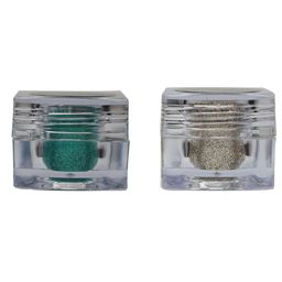 Veoni BELLE Holographic HD 2-Pcs Glitter Eyeshadow - 5g Each - Sea Green & Champagne Gold-26