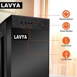 LAVYA Desktop CPU PC Tower | Core i5 2nd Gen Processor | 8 GB RAM | 512 GB SSD | Windows 10 Pro, MS Office, HD Graphics, USB, Ethernet image 3