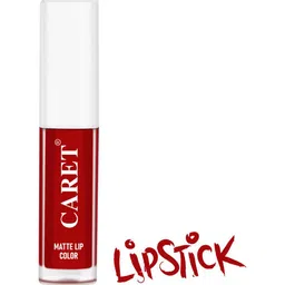 CARET ORGANIC Long Stay Matte Liquid Lipstick - 2 ml - Red 03-24