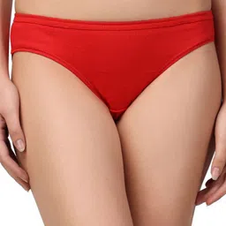 Louis Bayrad High-Rise Hipsters Briefs LB1005CPany Red-image-11
