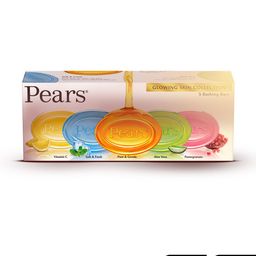 Pears Set of 5 Glowing Skin Collection Glycerin Bathing Bars - 625g-image-83