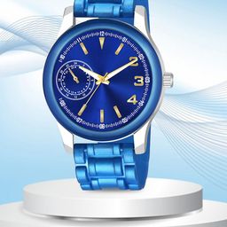 CSAMON Men Dial & Straps Analogue Watch B9050BLU M4 D 801BLU_SH-7
