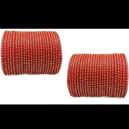 SAVORADE Red Glass Bangle-picture-23